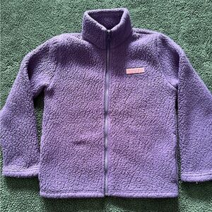Vineyard Vines Navy / Deep Purple Fleece Jacket